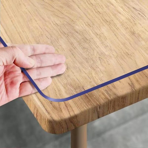Clear Plastic Table Cover, 36 x 60 Inch