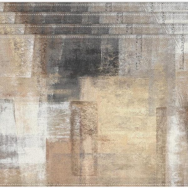 Farmhouse-Style Placemat, Modern Abstract Decor